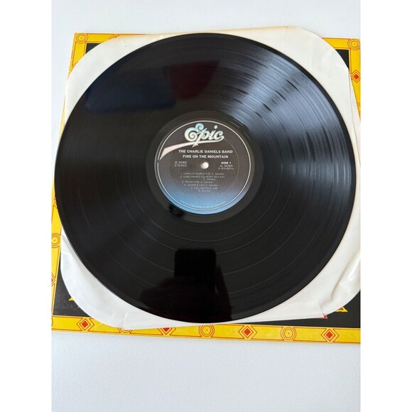 Charlie Daniels Fire On The Mountain LP Epic 1974 Gatefold JE 34365 NM Cleaned - Picture 7 of 8